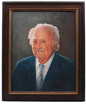 Oswald Pejas - Porträt Theo Gutberlet, 1988 © Daniel Bley, Vonderau Museum Fulda