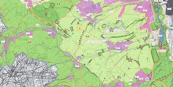 Plan 6: Landschaftsbild und Erholung - Bestand und Zustandsbewertung