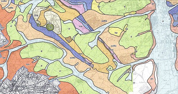 Plan 1: Geologie