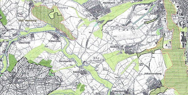 Plan 7: Schutzgebietskonzeption